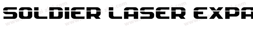 soldier laser expanded字体转换